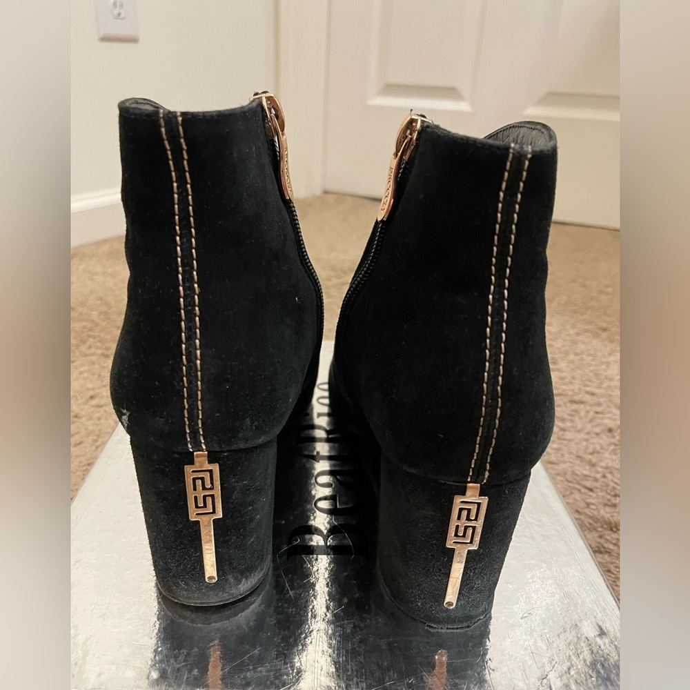 Suede ankle boots